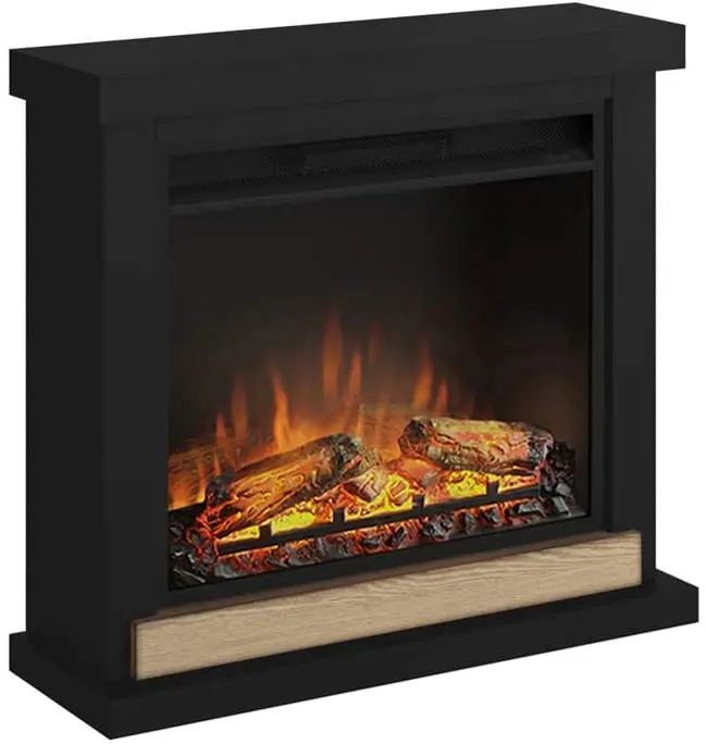 Chimenea electrica tagu haguen negra
