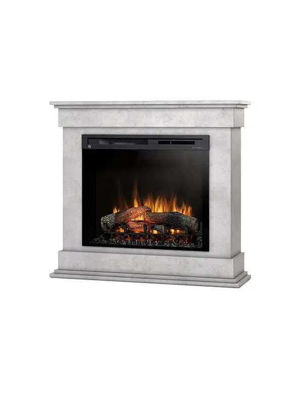 Lenox - chimenea eléctrica independiente con calefacción por suelo 28'