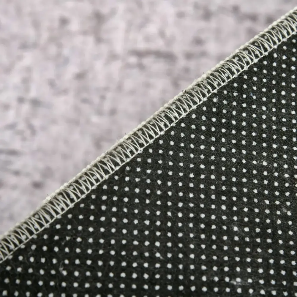 Alfombra Roma Homcom antideslizante gris 160x230 cm Pack de 2