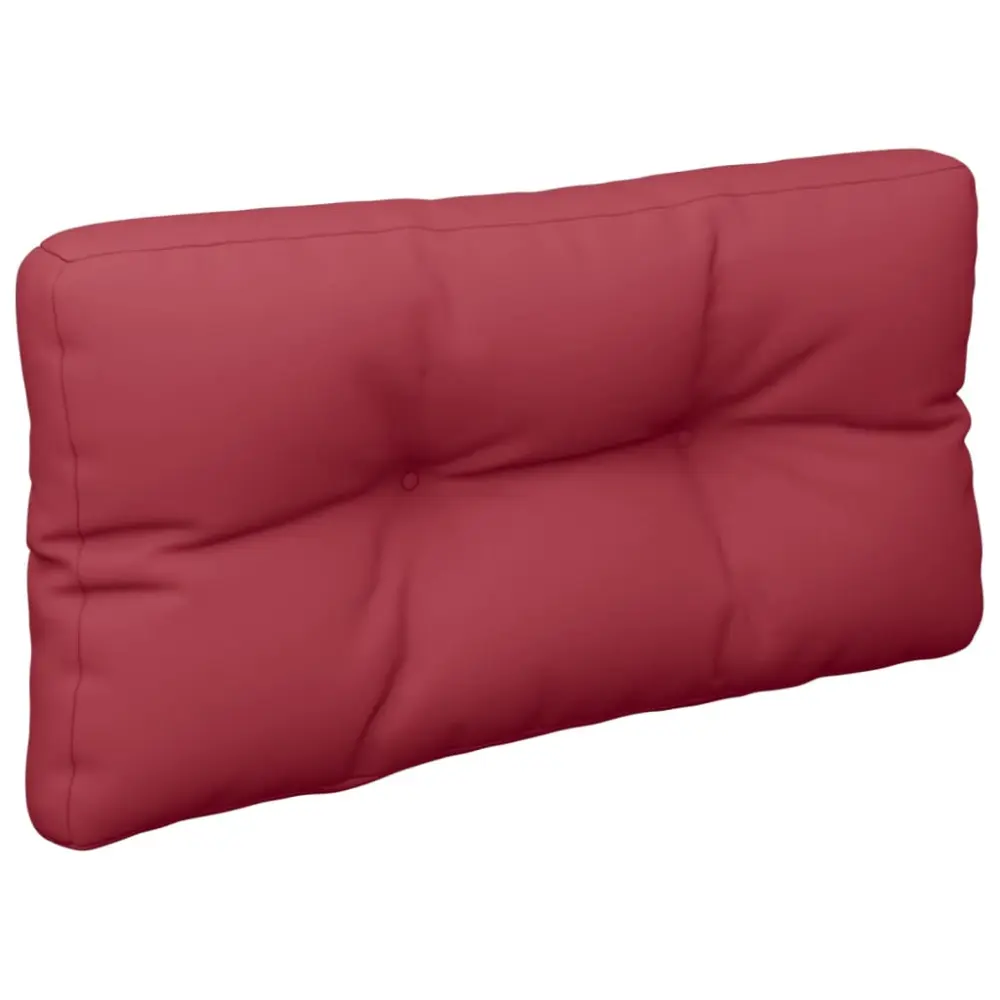Diseño Exclusivo vidaXL cojín para sofá de palets de tela rojo tinto 80x40x12 cm