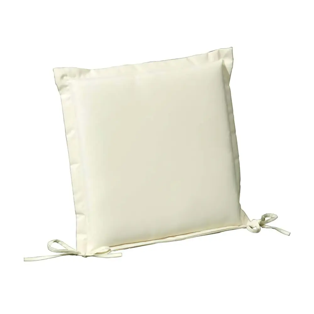 Cojín Para Silla 43x43x5 cm. Arena Desenfundable para Exteriores