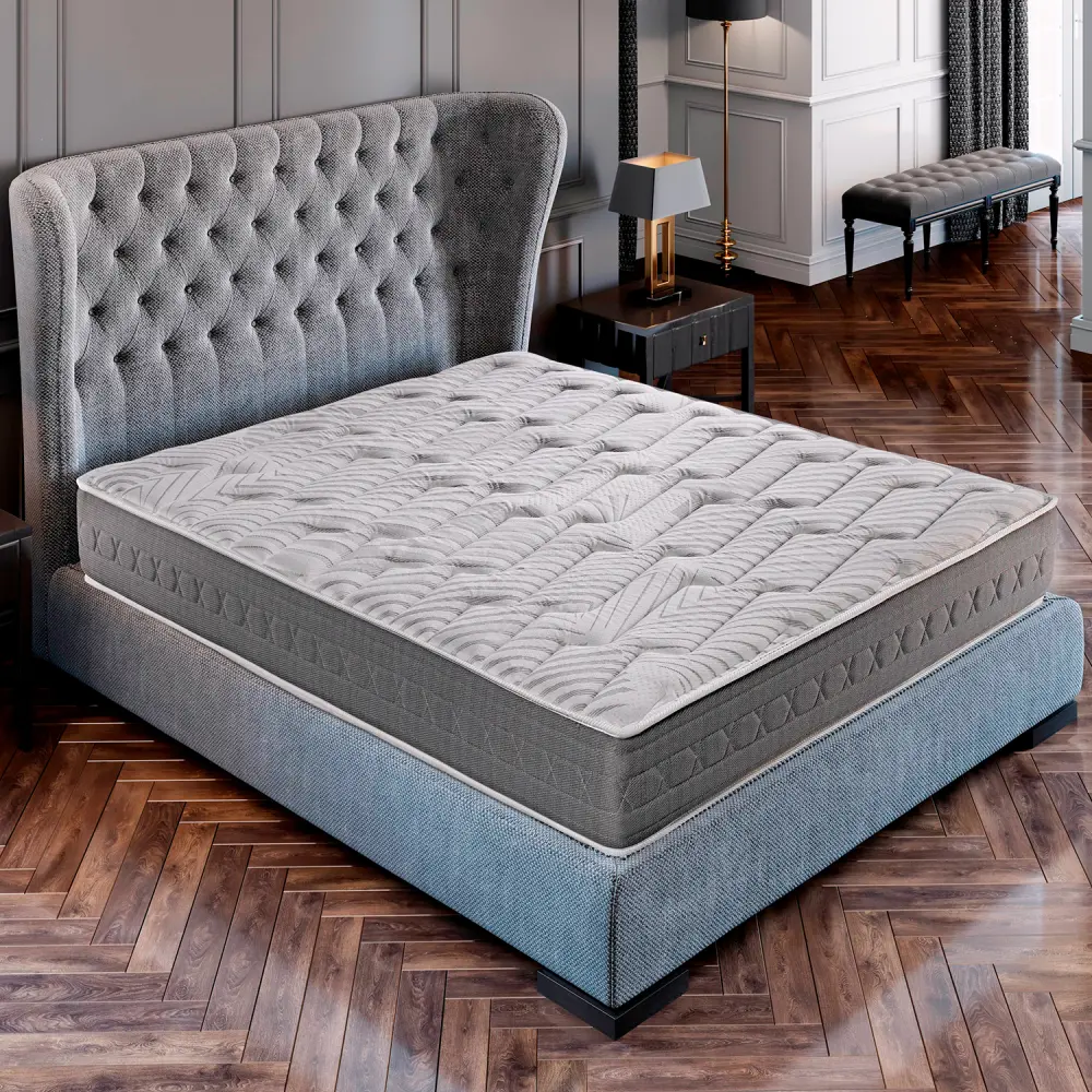 Colchón visco de cerámica plus, 25 cm, hilo carbono y80x182cm|royal sleep para Acampar