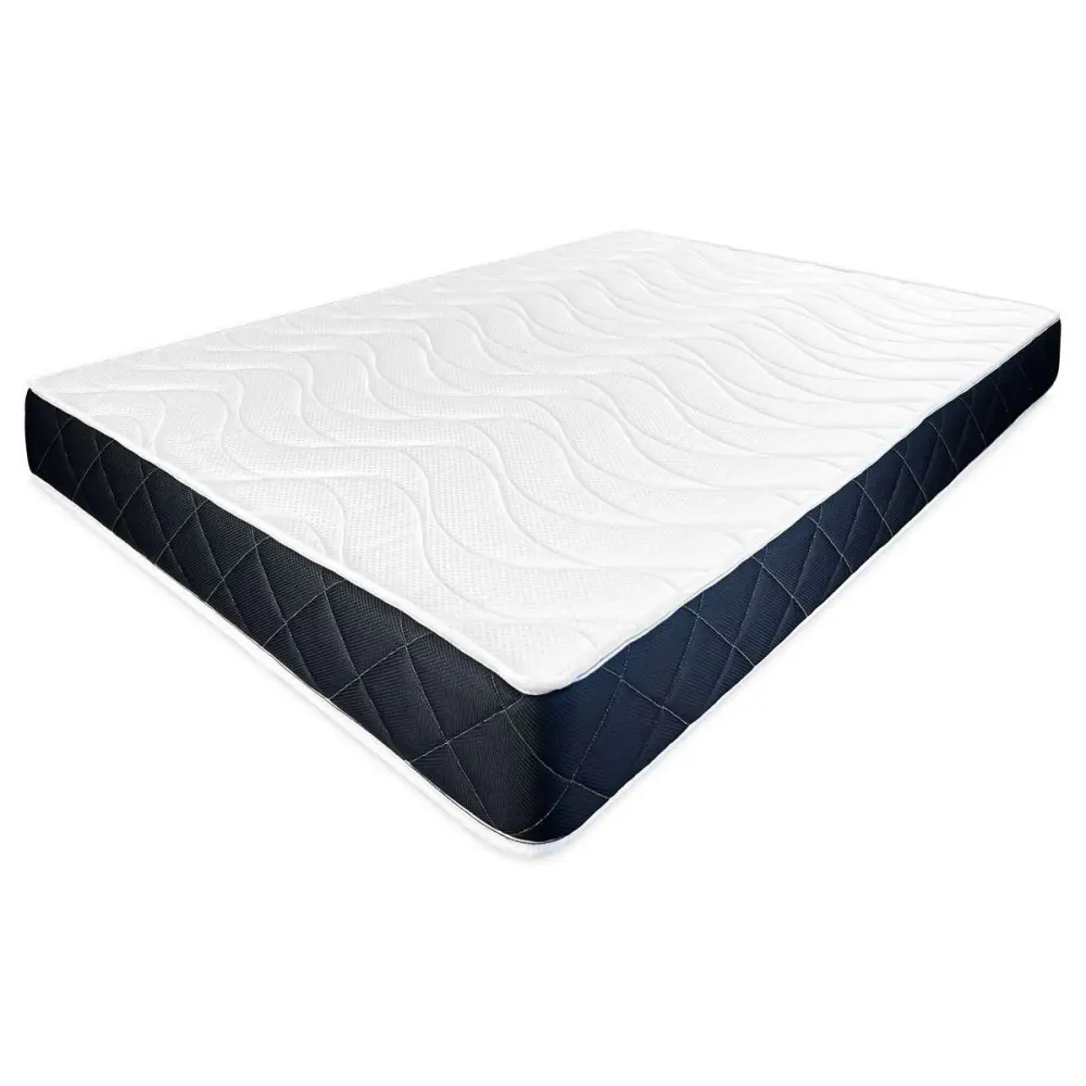 Colchon viscoblack, viscoelastico, 150x190, blanco/negro, altura 20cm (Resistente Pinchazos)