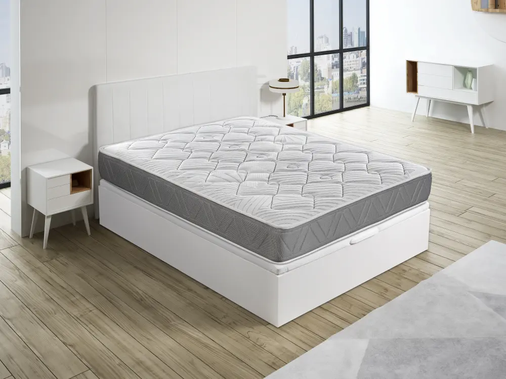 Pack colchón visco + canapé abatible. 135x190cm|royal sleep