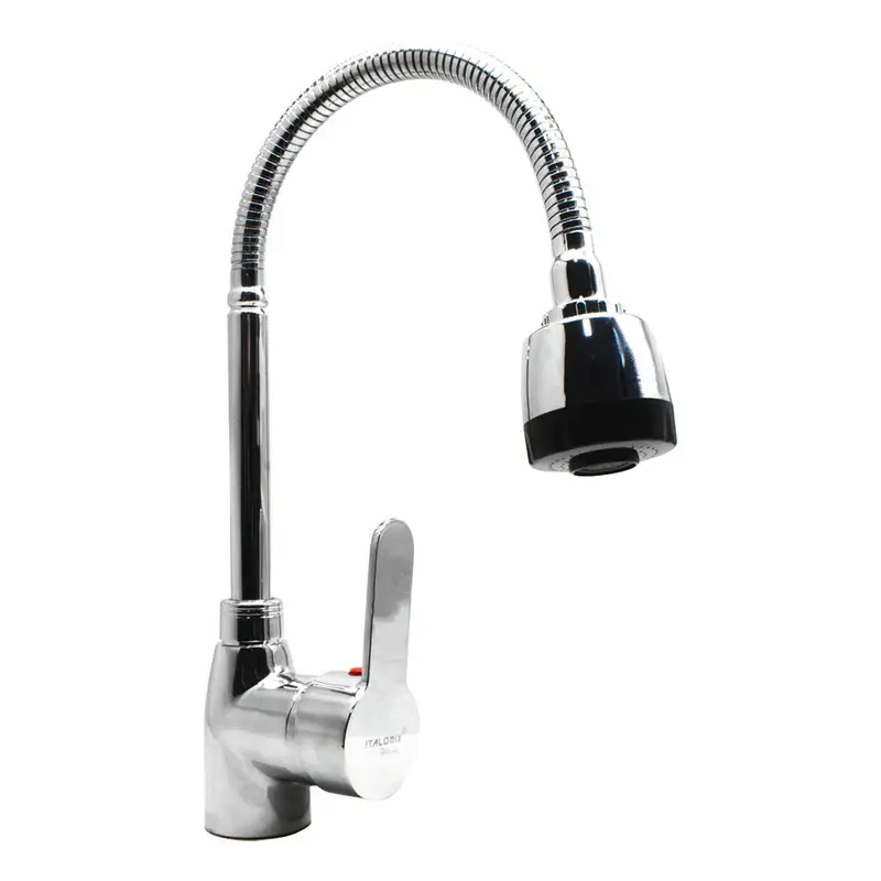 Juego de Servir Monocomando Mesada Puntero Adaptable Cromado Canilla Cocina
