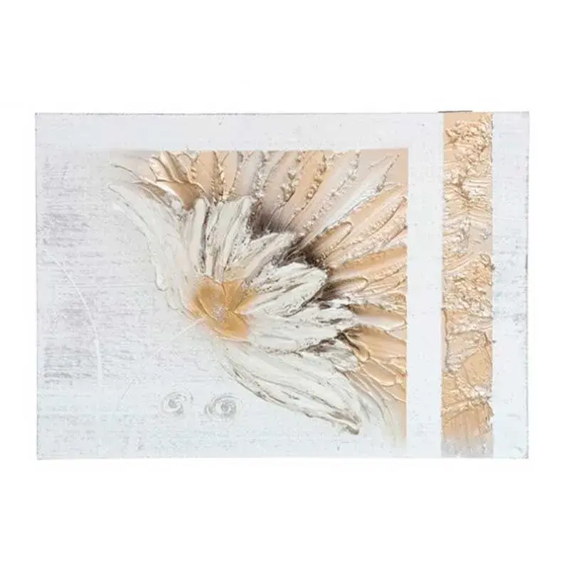 Tapa para contador decorativa Champagne Rain blanco envejecido/champán 35x50 cm