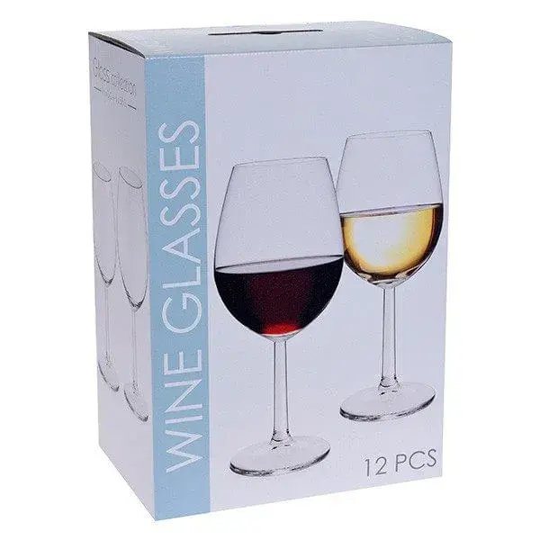 Set 12 copas de vino cristal 43 cl y 58 cl