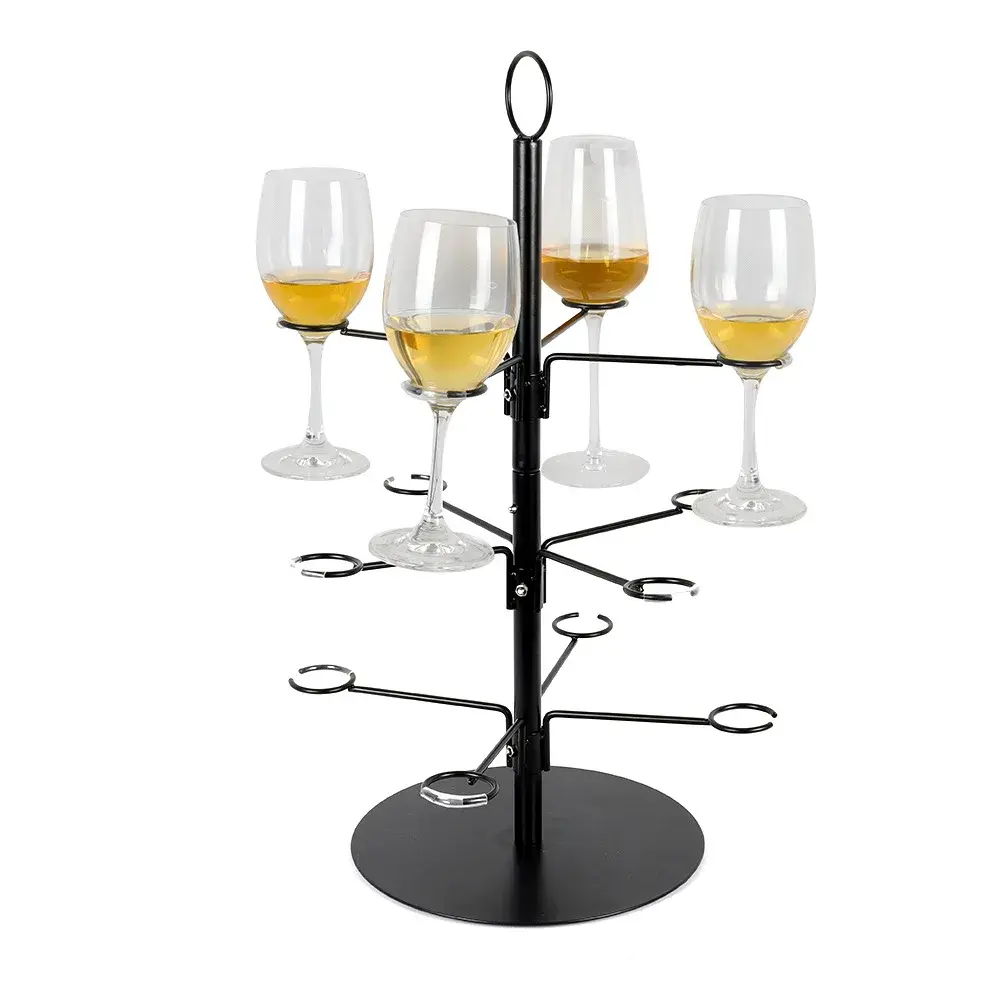 Soporte de Acero para copas de vino, estante colgante en espiral de alta calidad y lujo para Bar y cocina