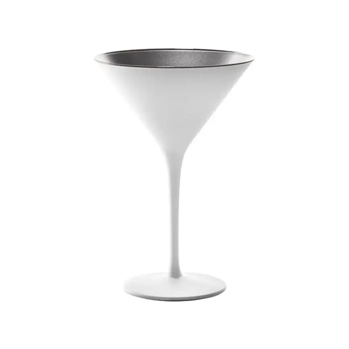 Copa Martini 8 1/2 Oz (252ml) Blanco/Plateado Elements