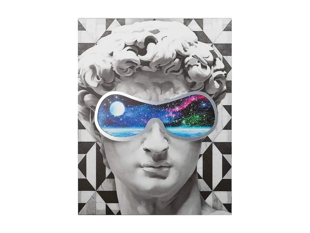 Cuadro David Gafas Galaxy 117x3x147 Cm