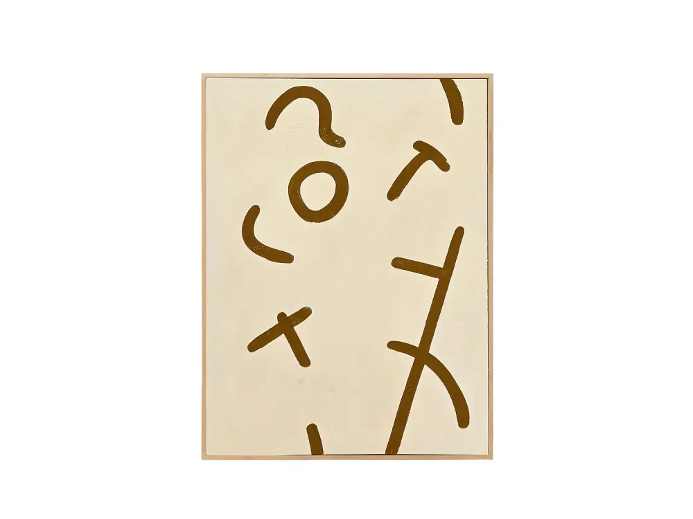 Cuadro decorativo sobre lienzo de algodón con marco de madera blanco pintado artesanalmente con pintura al oleo de 60x80c...