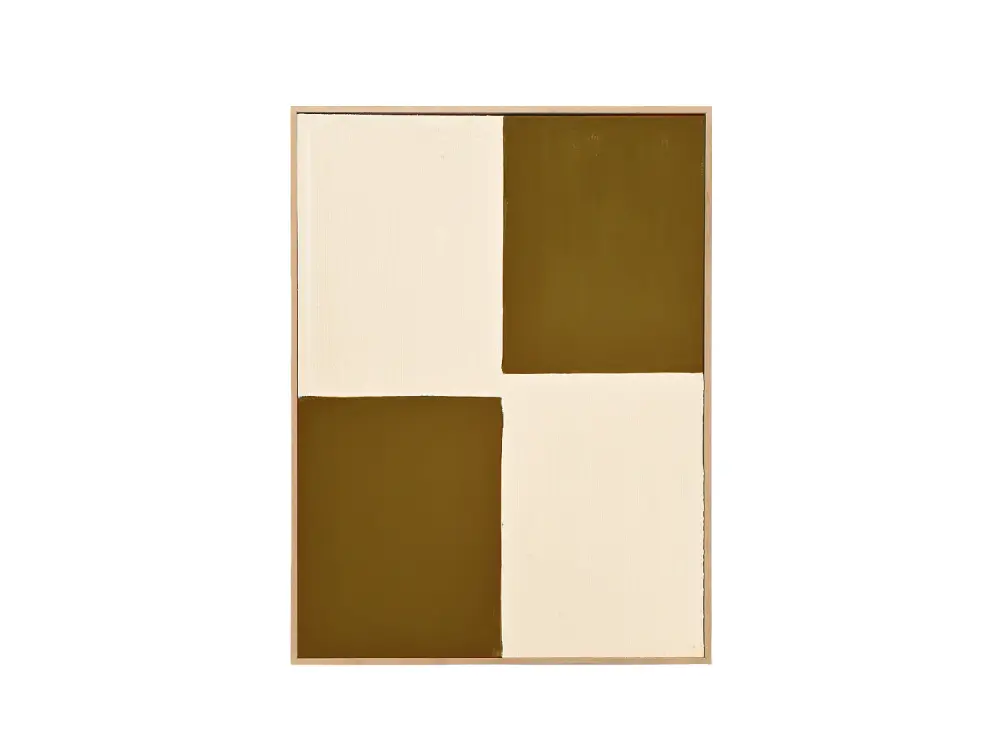 Cuadro decorativo sobre lienzo de algodón con marco de madera negro pintado artesanalmente con pintura al oleo de 60x80cm...