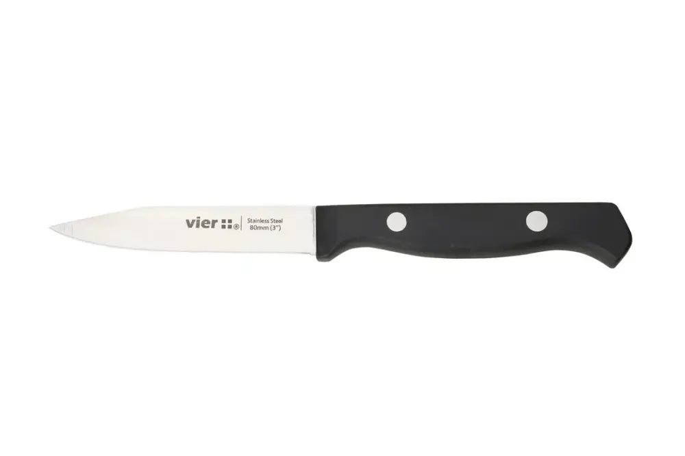 2452 CUCHILLO PELADOR HOJA PUNTEADA 8cm VIER