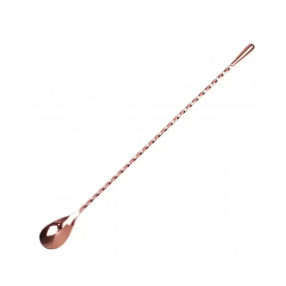 Cuchara mezcladora de cóctel lágrima Cobre 30cm