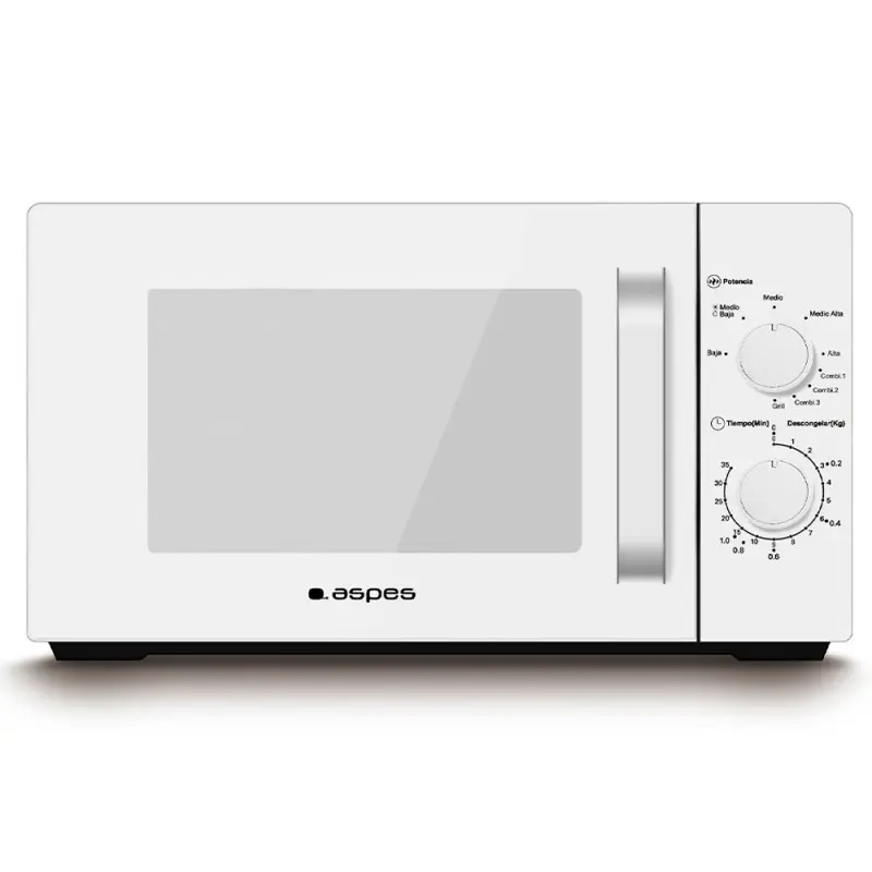 Microondas Aspes amw120beg blanco espejo grill 20l