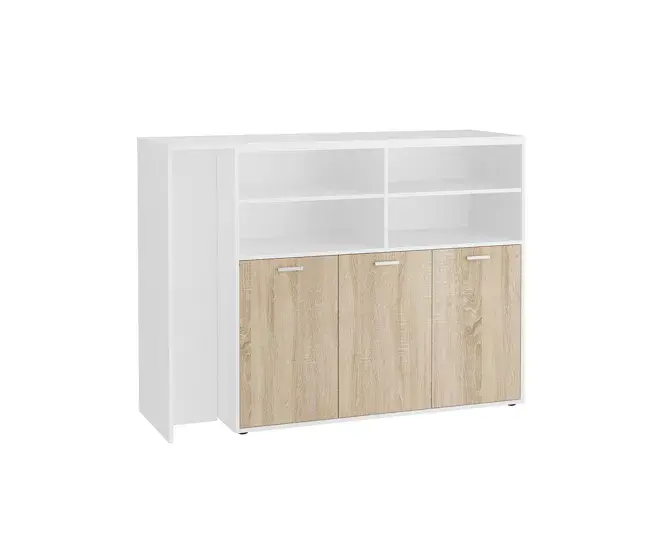 Mueble multifuncional buffet y mesa bar Soest - L124 x H113 cm