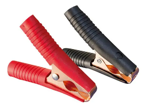 PINZA COCODRILO NEGRO/ROJO 80a ( X PAR )