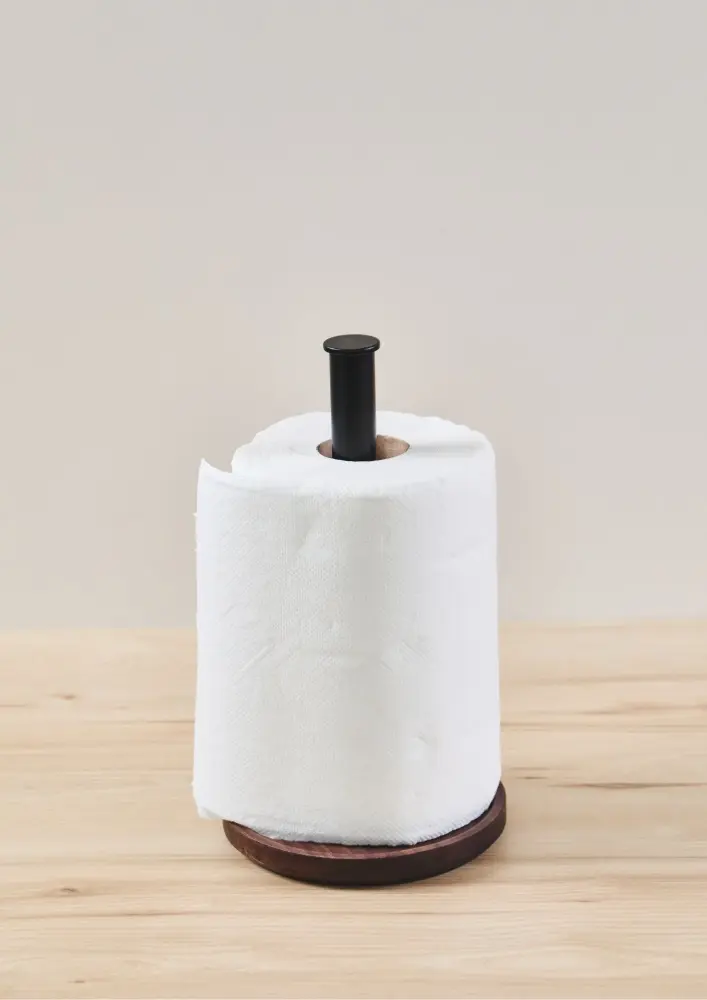 Porta Papel Negro