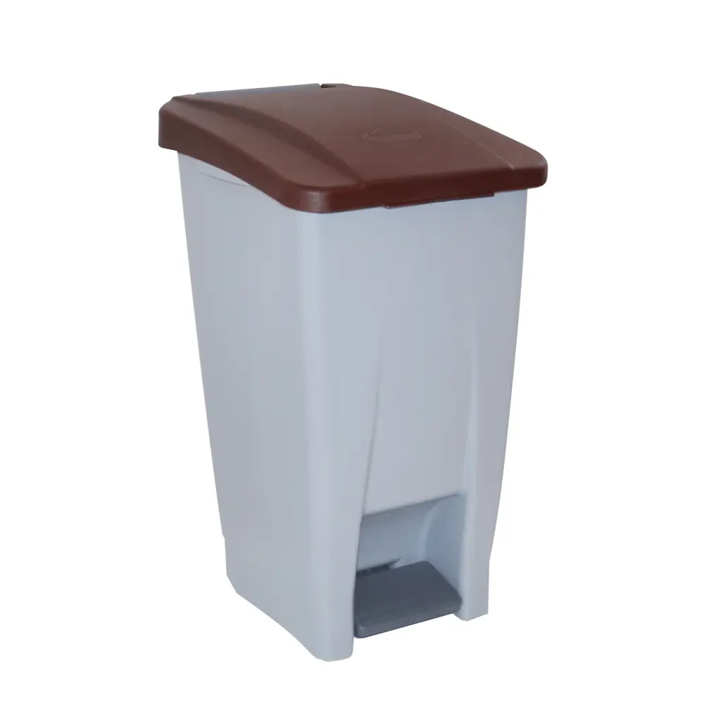 Reciclador de Pared Denox contenedor selectivo marrón de 60l - 490x380x700