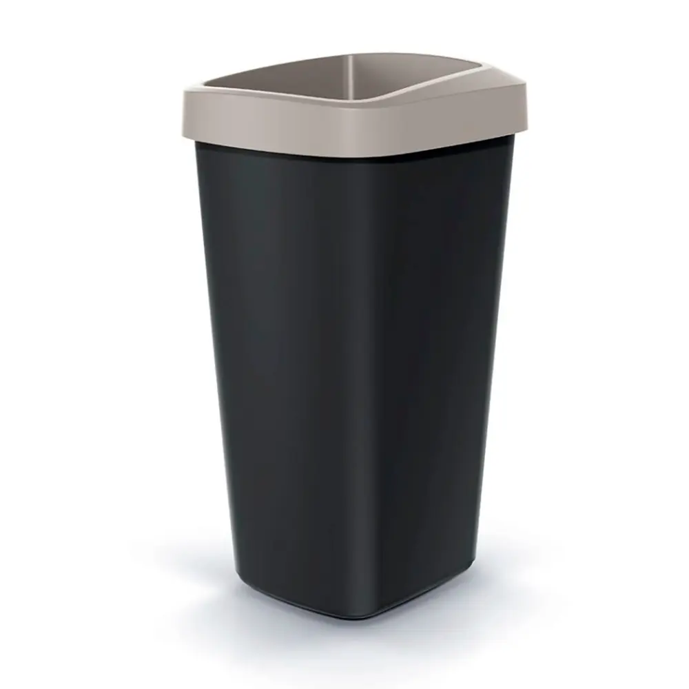 Cubo de Separación Keden cubo de reciclaje marrón 25l - 29x26x52 cm - compacta q