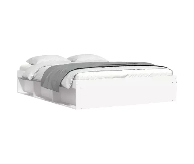 Premium de Lujo Estructura de cama blanca 160x200 cm
