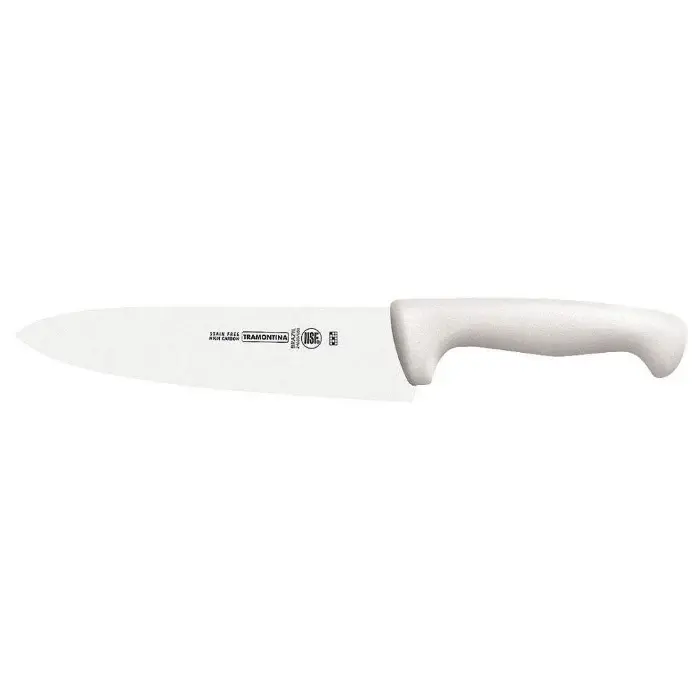Cuchillo Chef 20 Cm Mango Blanco para Pescaderí