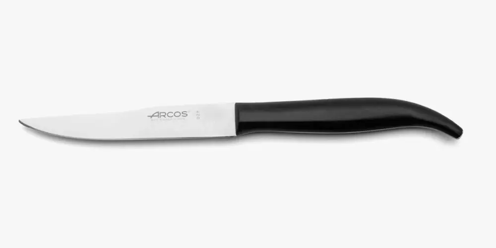 Cuchillo Chuletero filo Liso Polipropileno 110 mm con Soporte de Pared