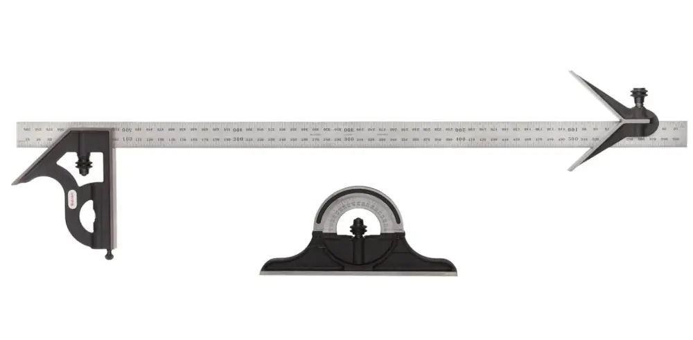 Juego Combinado con Cabeza y Cuchilla del Transportador Cuadrado, Central y Reversible" 435ME-600