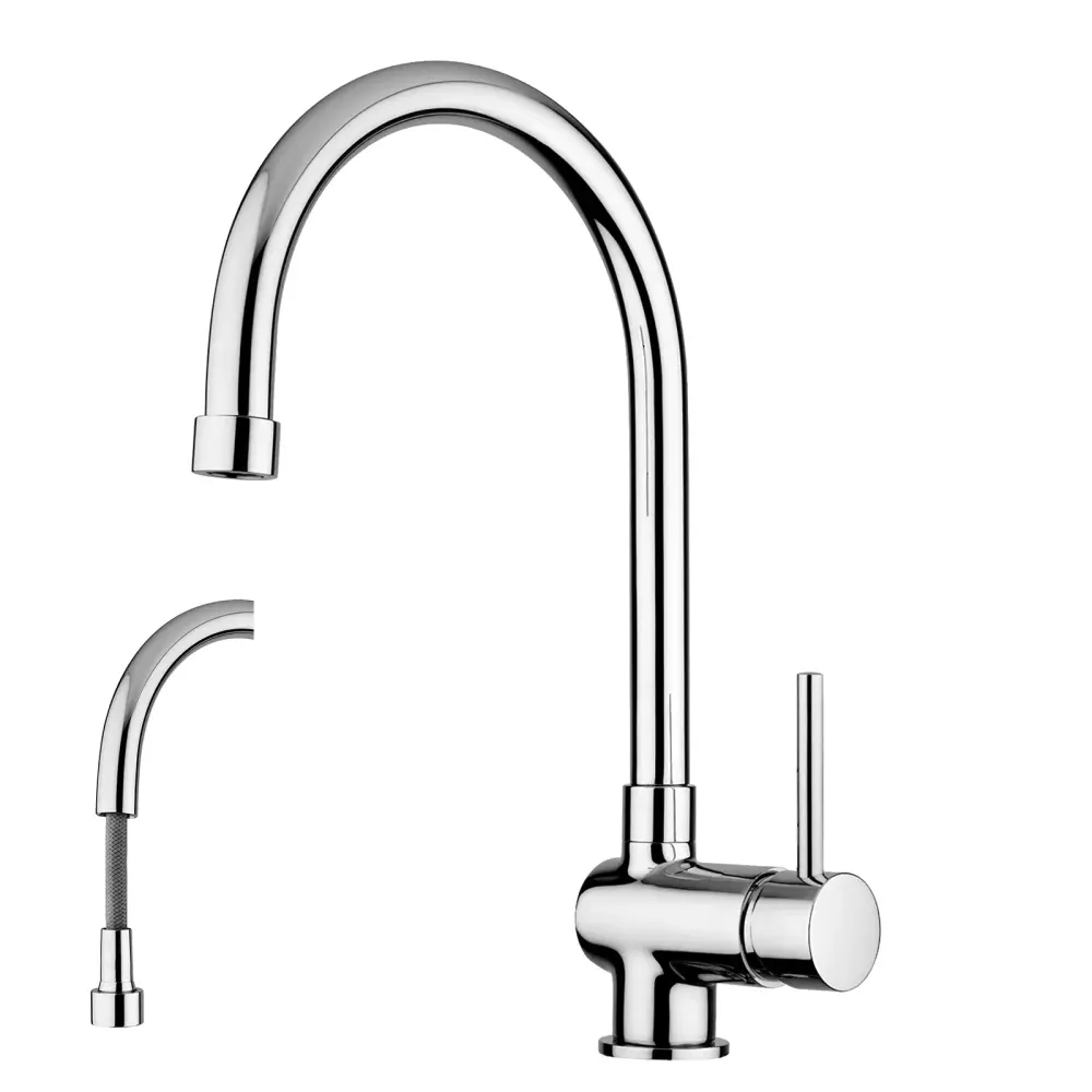 Miscelatore lavello cucina con doccetta estraibile modello SK185CR Paffoni