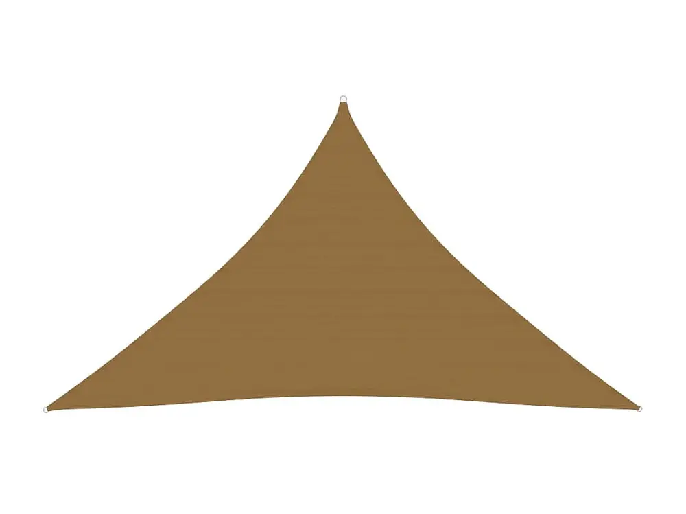 Toldo de vela HDPE gris taupe 160 g/m² 3,5x3,5x4,9 m Gris Topo
