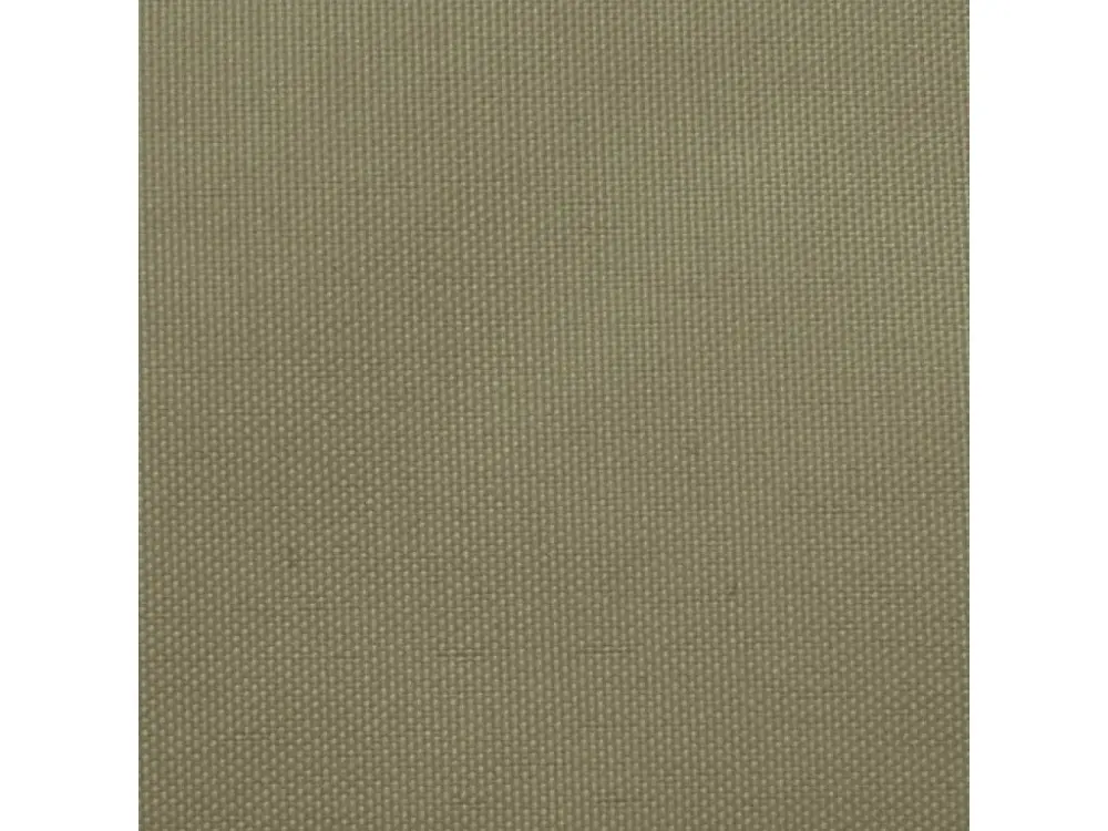 Toldo de vela triangular tela Oxford beige 3x3x3 m