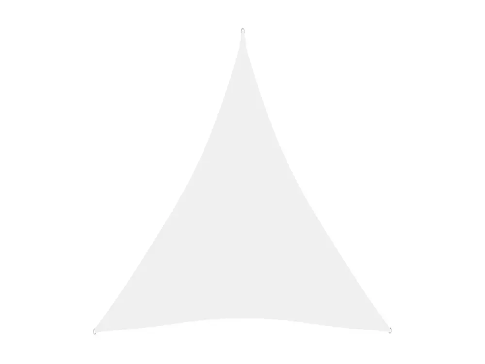 Toldo de vela triangular tela Oxford blanco 3x4x4 m