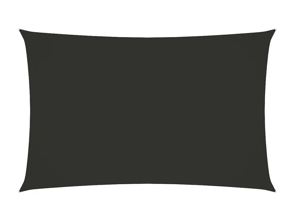 Vela parasol rectangular tela oxford 4x7 m antracita