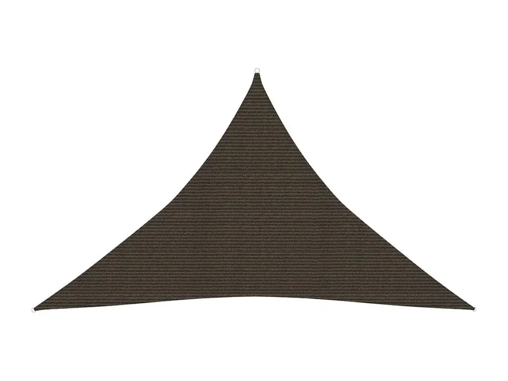Vela de sombra 160 g/m² Marrón 5x5x6 m HDPE