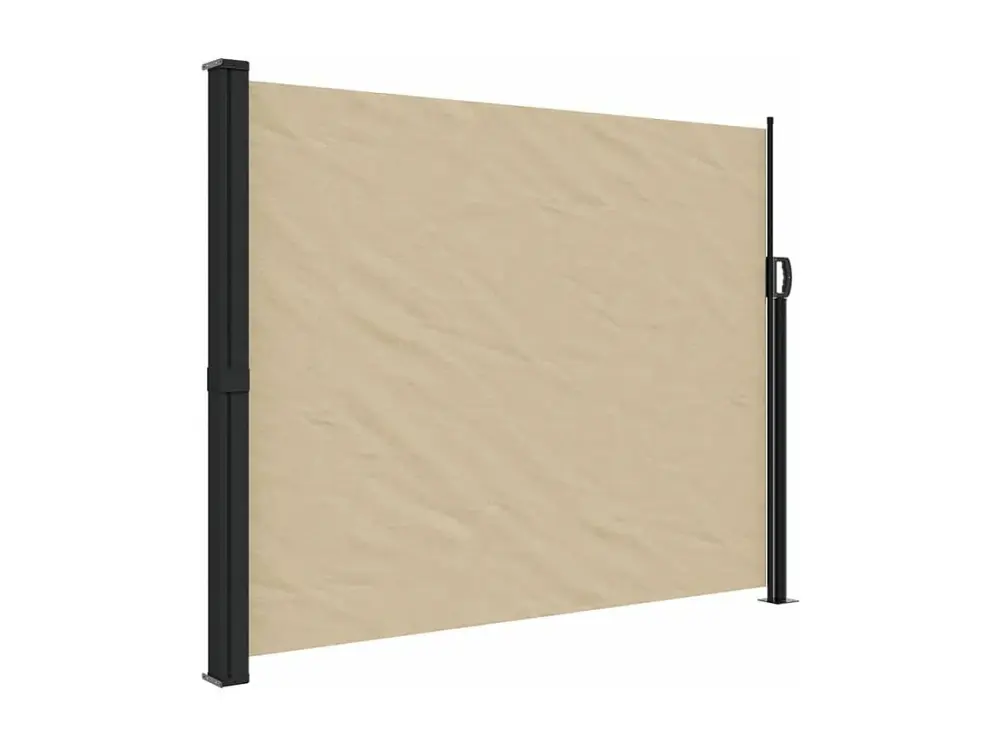 vidaXL Toldo lateral retráctil beige 170x300 cm