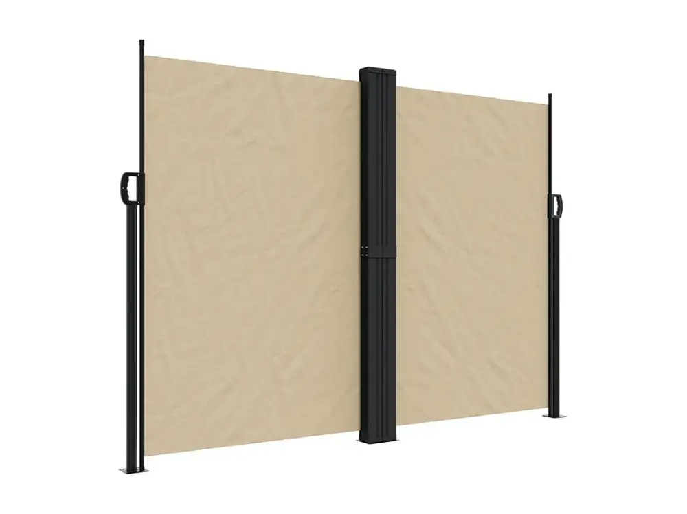 vidaXL Toldo lateral retráctil beige 180x600 cm