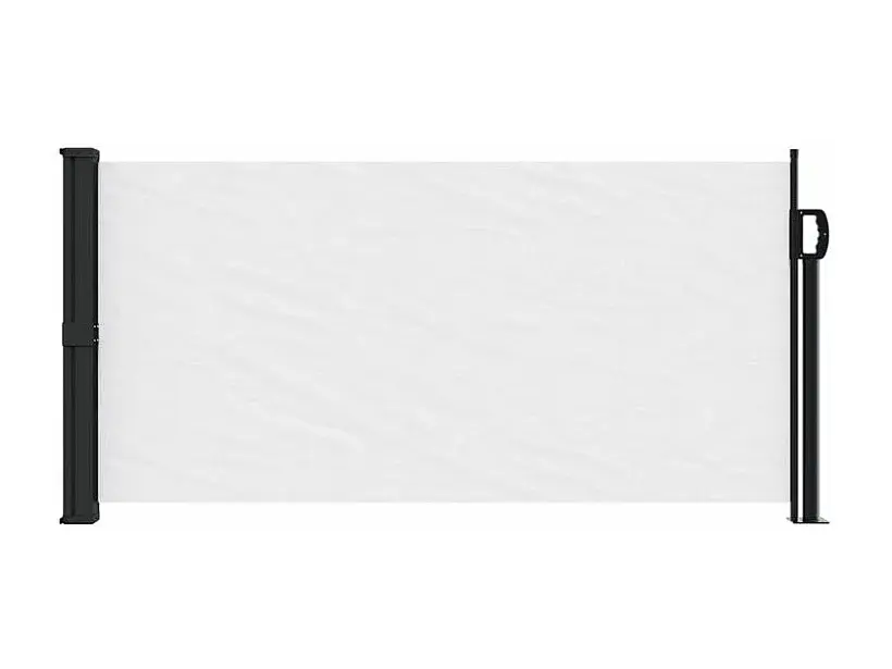 vidaXL Toldo lateral retráctil blanco 100x300 cm