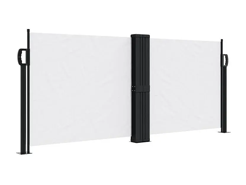 vidaXL Toldo lateral retráctil blanco 100x600 cm
