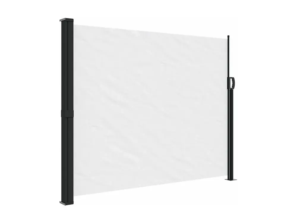 vidaXL Toldo lateral retráctil blanco 170x300 cm