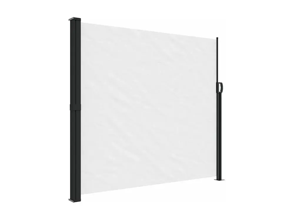 vidaXL Toldo lateral retráctil blanco 180x600 cm