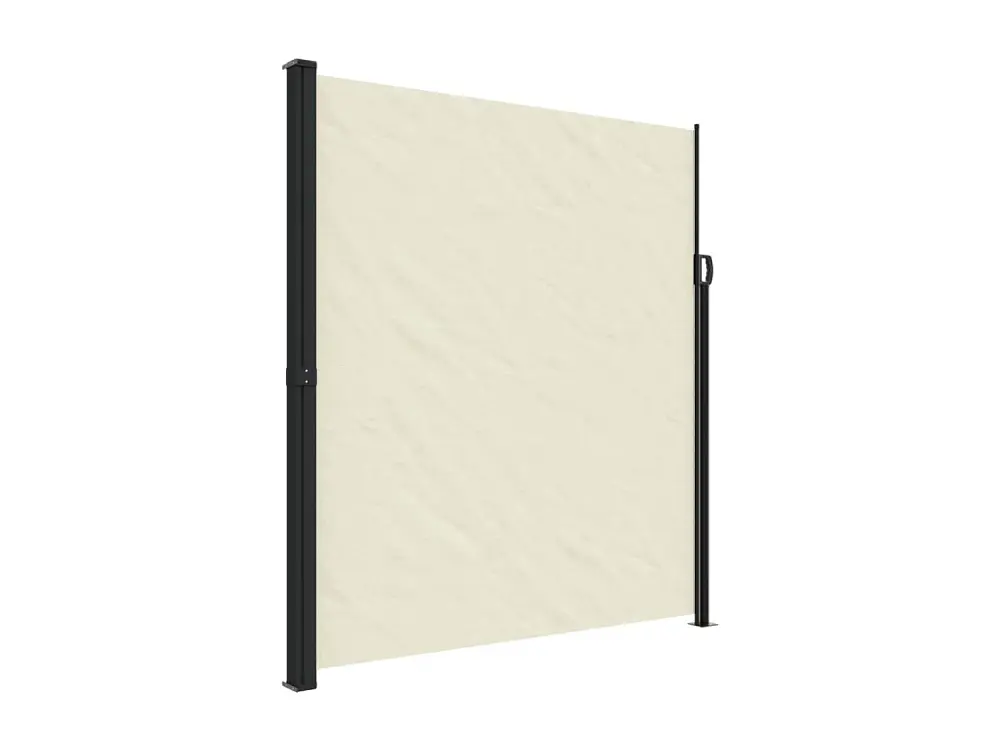 vidaXL Toldo lateral retráctil crema 220x500 cm