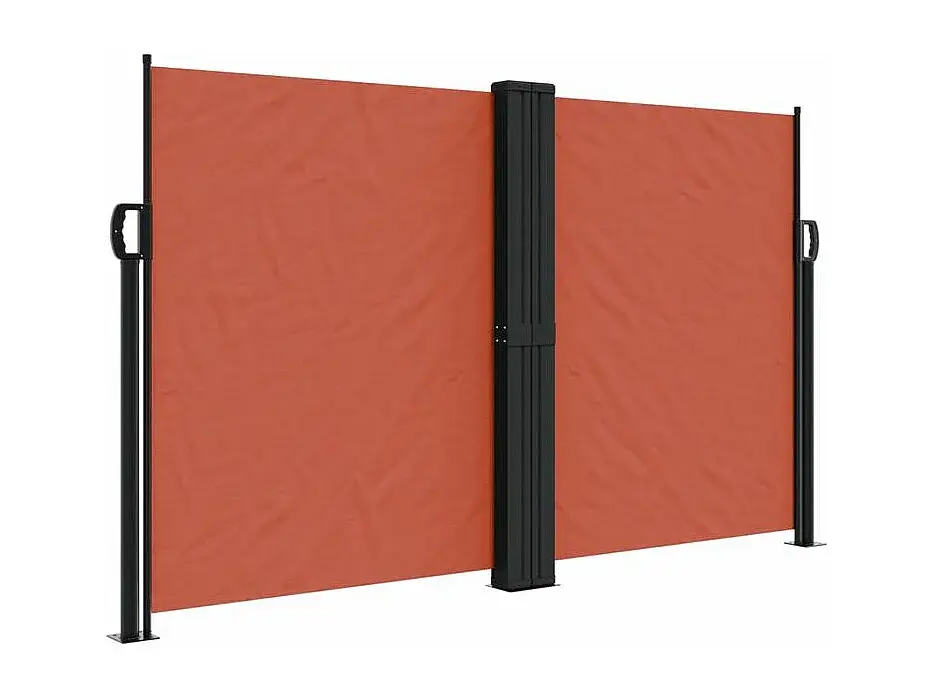 vidaXL Toldo lateral retráctil terracota 140x1200 cm Naranja