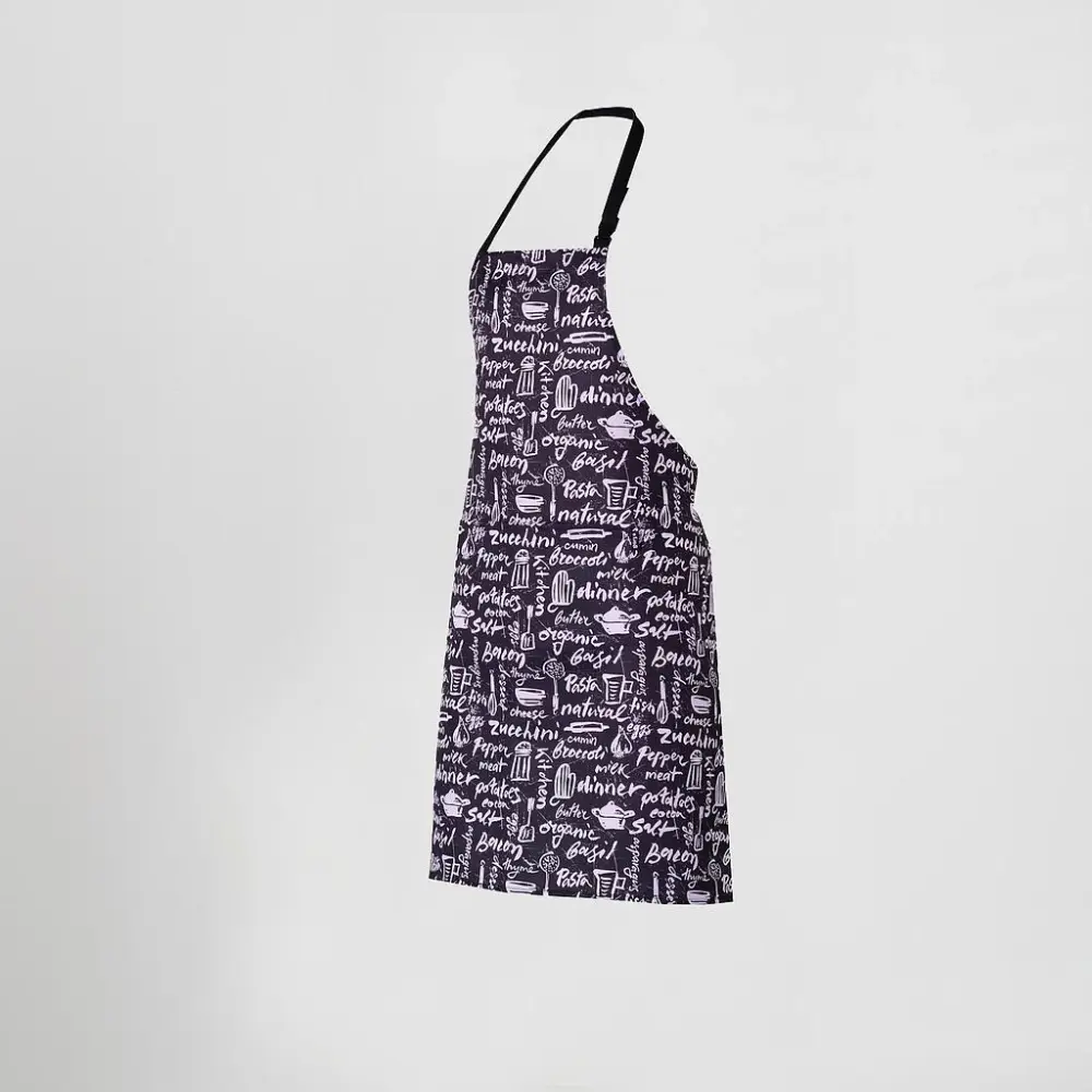 159200-5121 - DELANTAL CON PETO ESTAMPADO 80X68 CM KITCHEN | Envío Rápido y Gratis