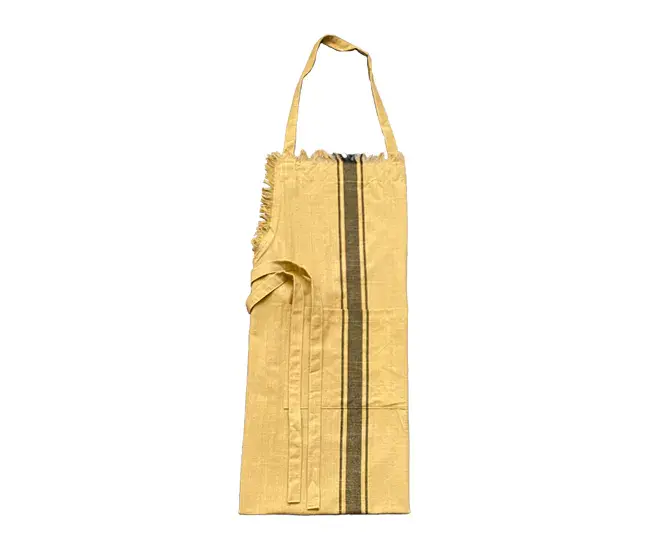 Fundas para Sillas Delantal de algodón modelo Kila Mostaza