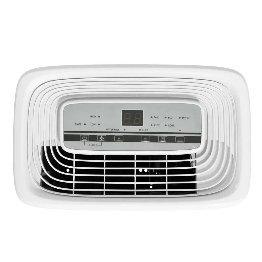 Aparato para Sótano Deshumidificador eléctrico Homcom 12L 4 modos 2 velocidades blanco 49x29x18 cm