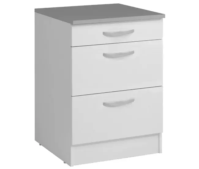 Módulos Individuales y Cocinas Completas en Color Blanco Mate (Cocinas Completas, Cocina 6 Muebles 240 cm)