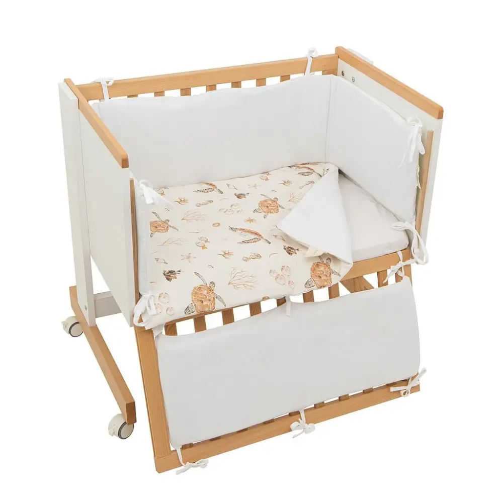 Algodón Egipcio 100% Edredón y Protector Minicuna Ocean de Bimbidreams