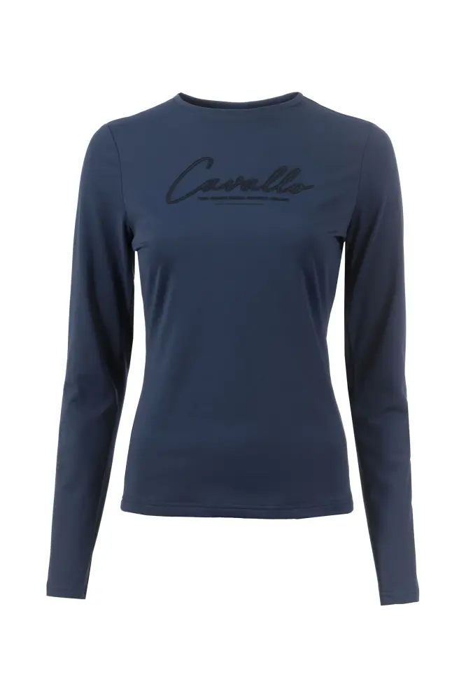 Certificado Oeko-Tex Camiseta con cuello redondo CavalMaron Nightblue 34