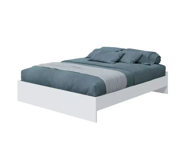 Muebles Dormitorio Ethna Estilo Nórdico Color Blanco y Roble 160 cm | Envío Rápido y Gratis