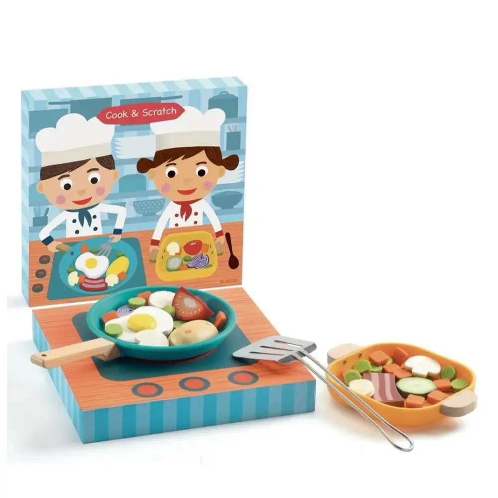 Juego de cocina Cook & Scratch Djeco con Garantí de 2 ños